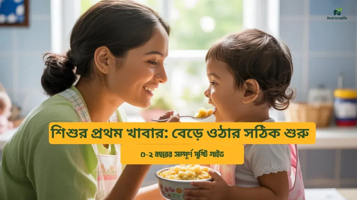 শিশুর খাবারের অভ্যাস (০-২ বছর): একটি সম্পূর্ণ গাইড